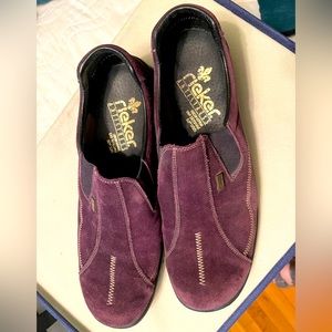 Rieker purple shoes